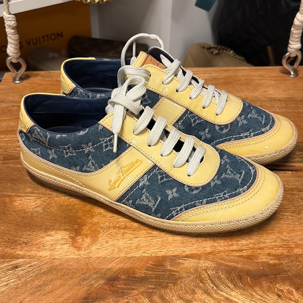 Louis Vuitton Denim Sneakers 36